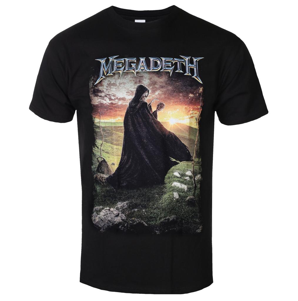 Yk Megadeth Graphic Cotton Tshirt Unisex Summer Short Sleeve Fashion Brand Tee Luxury Casual Vintage Tees