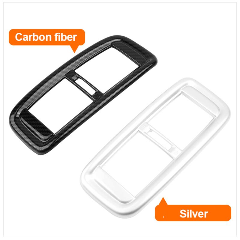 ABS карбоновый задний подлокотник автомобиля, вентиляционное отверстие, рамка, накладки для Honda crv CR-V 2017 2018 2022, аксессуары авто