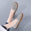Fashion Fashion Women's Single Strap Set Comfortable Soft Soled Outdoor Hiking Daily Hollow Breathable Casual Flat Shoes Large Size