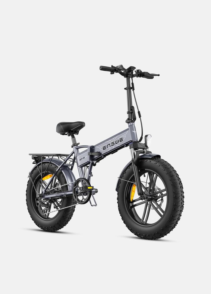 Складной электровелосипед ENGWE EP-2 Boost: Мотор 250 Вт | Запас хода на PAS 120 км | 20" Толстые шины | Shimano 7 скоростей