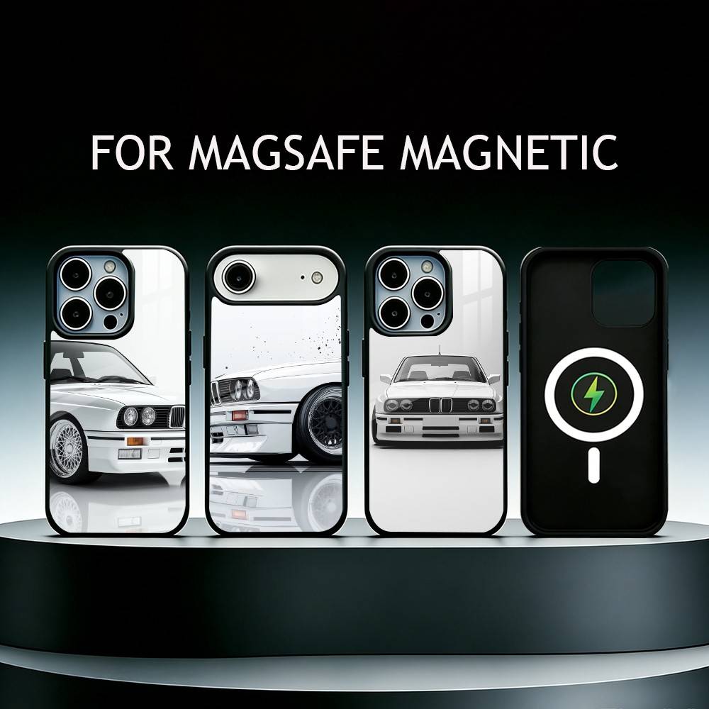 E30 CAR Чехол для телефона для iPhone17,16,15,14,13,12,11 Plus,Pro Max Магнитный для Magsafe Беспроводной зарядки