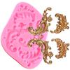 European Relief Silicone Molds Cake Border Fondant Mold Cake Decorating Tools Chocolate Cupcake Topper Candy Polymer Clay Moulds