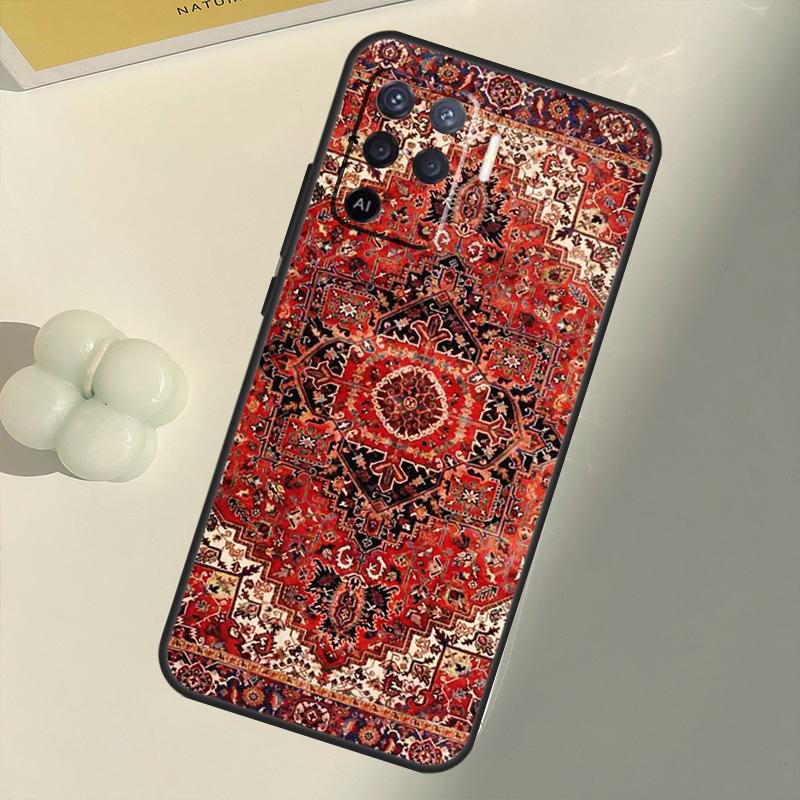 Чехол с персидским ковром и цветочным узором для OPPO A53 A53S 2020 A5 A9 A31 A52 A72 A94 A74 A54 A83 A91 A93 A16 A15, задний чехол