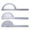 Rotary Round Head Goniometer Measuring Ruler Stainless Steel 180 Degree Protractor Adjustable Protractor Angle Ruler Protractor