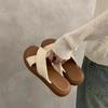 Women's Platform Slippers Women's Summer Wear New Fairy Bohemian Sandals Soft Flat Beach Roman Shoes
