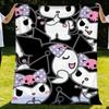 SRO Cute Cartoon K-KuromieS Blanket Throw Super Cosy Plush Living Room Sofa Couch Childish Birthday Gifts