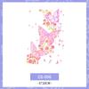 Butterfly Body Art Sticker Cloud Makeup Tattoo Decals Long-lasting Temporary Tattoo Stickers  Girls