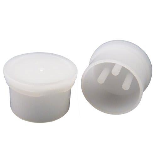 Technobains XLR Canon Connector Protective Caps (Translucent), Male and Female, 3 Each Per Pack, XLRMFCK-W0-6