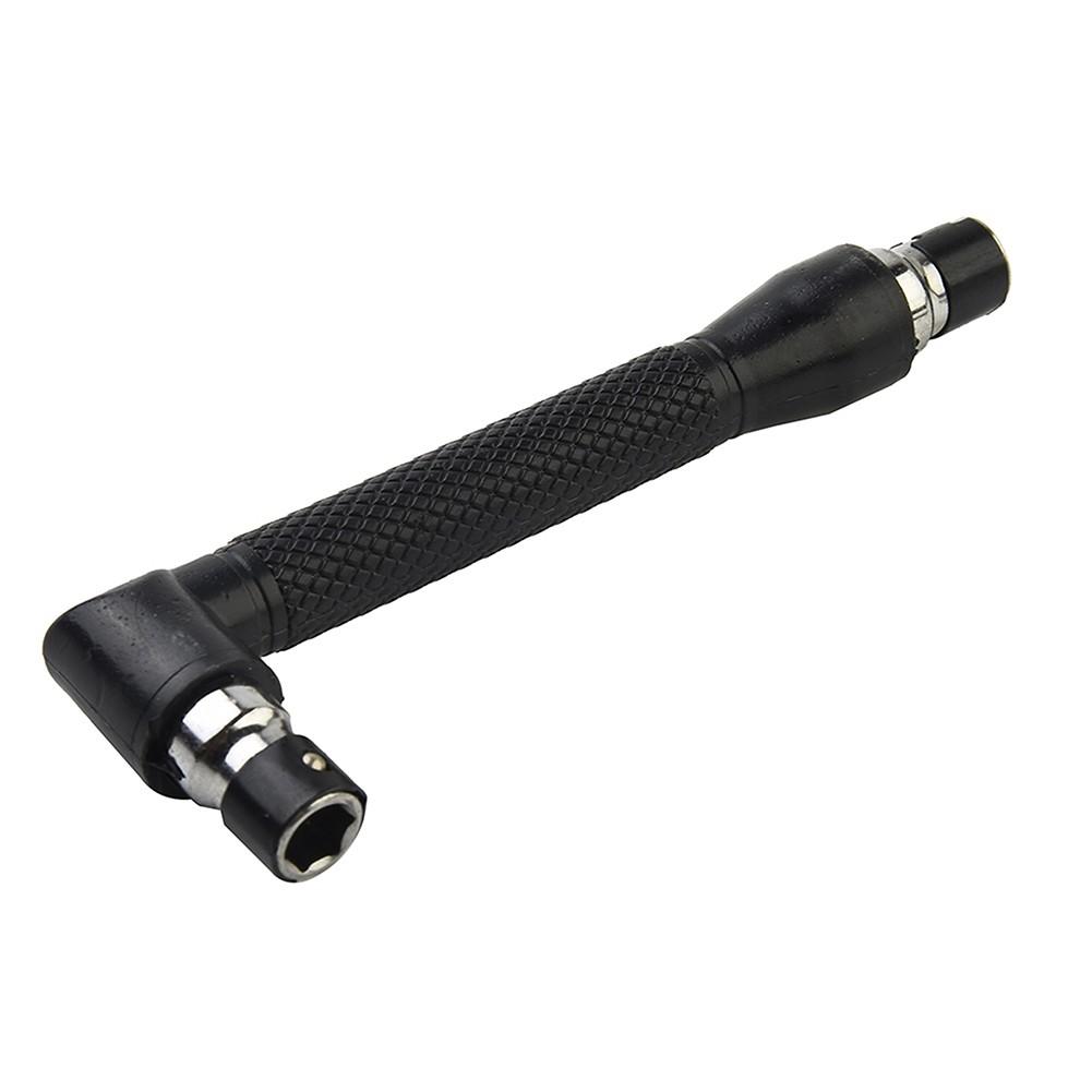 Гладкий черный 6-35-мм торцевой ключ с Г-образной шестигранной отверткой