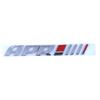 3d ABS  Chrome Black Logo APR Emblem Letters Car Trunk Badge Decal For A4 A5 S4 B8 A3 A7 APR Sticker Accessories
