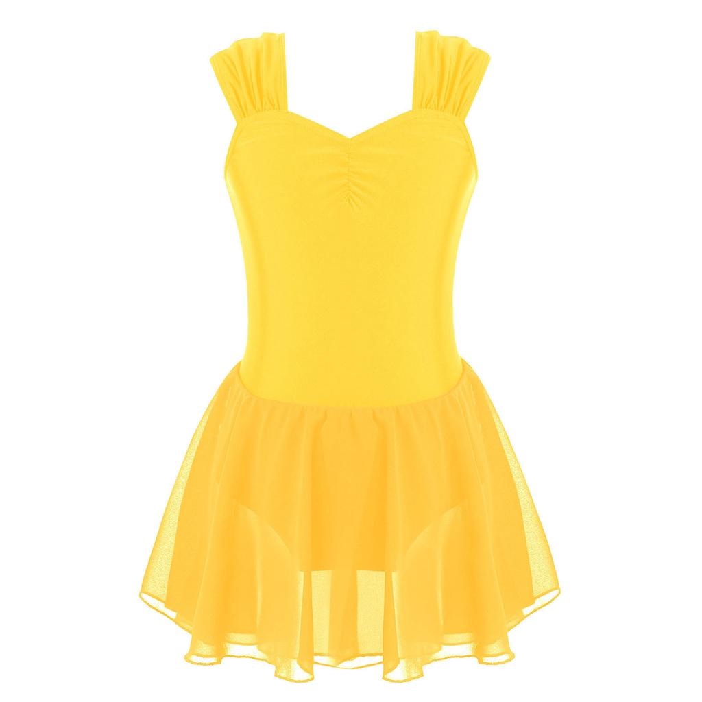 Kids Dancewear Basic Solid Color Leotard for Ballet Class