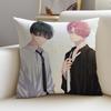 Romantic TTamons BSideS Cushion Cover Breathable and skinfriendly linen pillowcase square removable and washable cushion