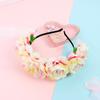 Головные уборы Аксессуары для волос Пляжные головные уборы Обруч для головы невесты Свадебная вечеринка Женский Цветочный ободок