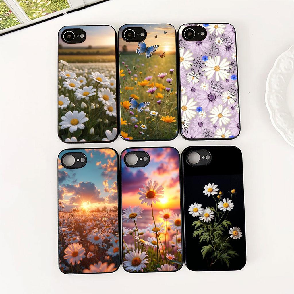 Fresh Little Daisy Flower Silicone Phone Cover for Xiaomi Poco C75 C65 C71 C85 X7 X6 M7 F7 F8 Ultra F6 Pro Soft Case