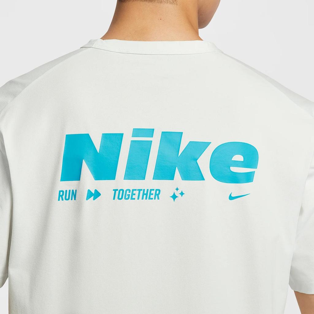 Nike Dri-Fit Hyverse Удобная Мягкая Влагоотводящая Универсальная Модная Футболка с Коротким Рукавом Мужские Топы Белый HV4882121