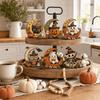 10cm Halloween Wooden Decoration Vintage Halloween Tiered Tray Decor  Home Decoration