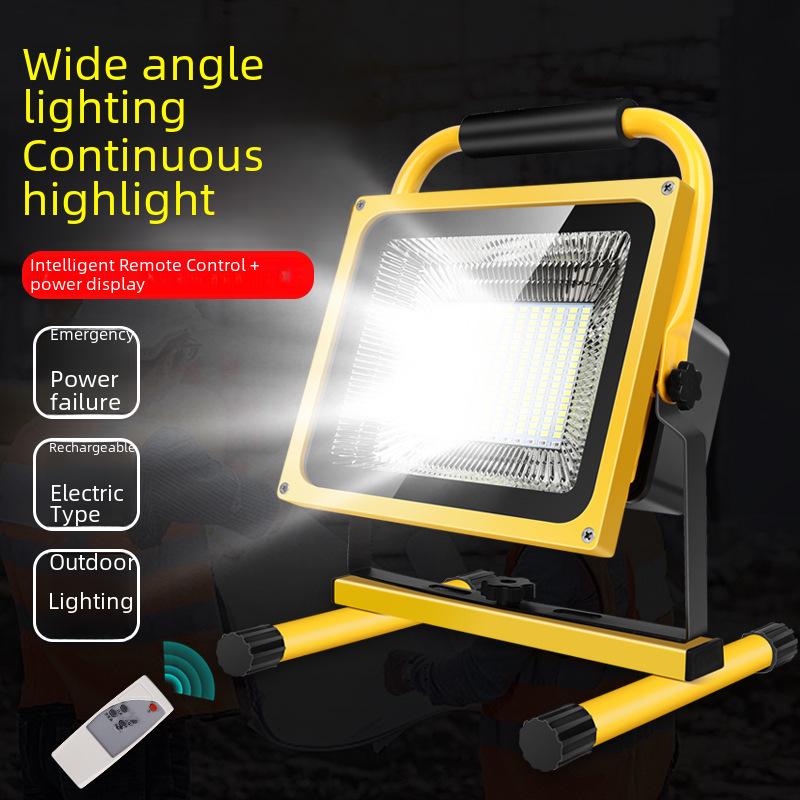 Portable Super Bright LED Rechargeable Floodlight for Home, Outdoor, and Camping