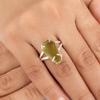 Peridot Gemstone 925 Sterling Silver Jewelry Handmade Ring For Anniversary Gift RR-40-6