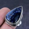 Sodalite Gemstone Handmade 925 Steling Silver Gift Jewelry Ring Size 10 f4C67