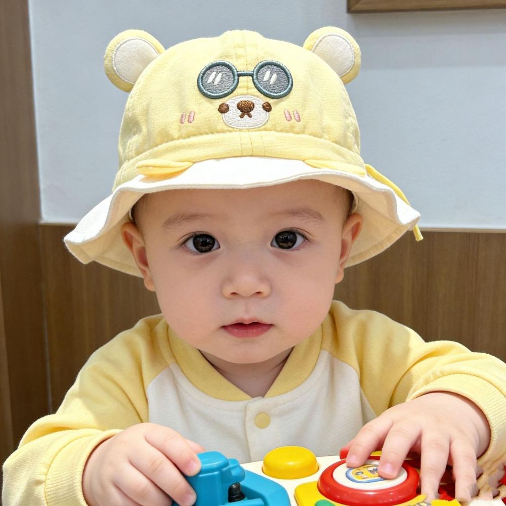 Soft Baby Hat Breathable Shade Hat Cute Children's Fishing Hat When Going Out