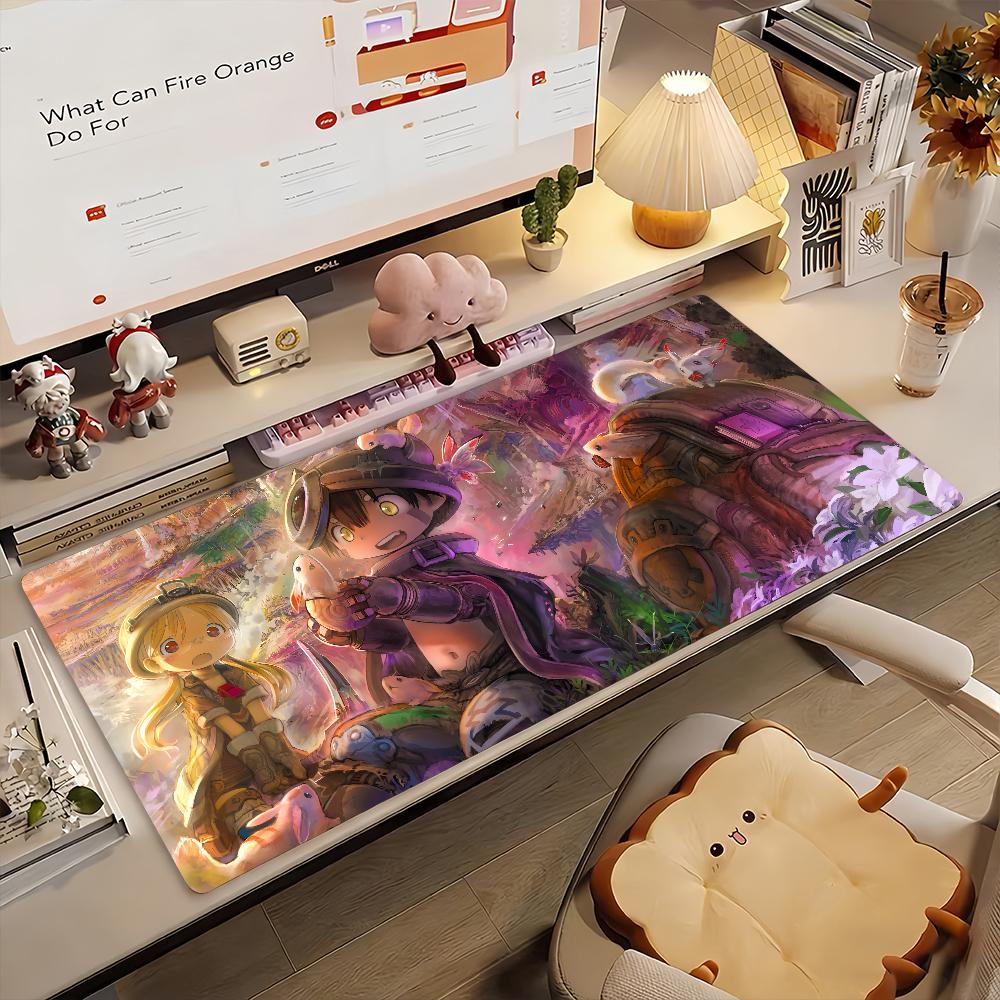 Comics Made in Abyss Mouse Pad Computer Laptop Rubber Non-slip Mouse Mat Mousepad Gamers Decoracion Desk Mat