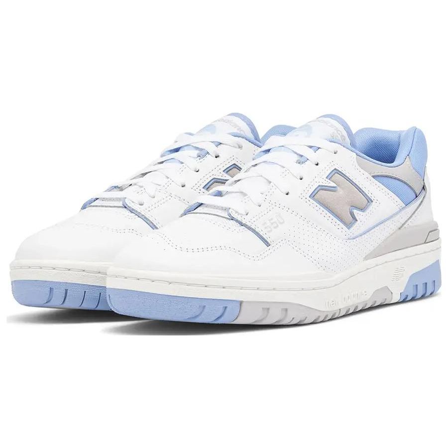 New Balance 550 Белые Университетский Синий Женские Кроссовки Нежно-Голубые BBW550JC