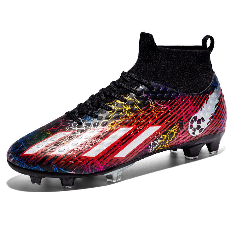 New Football Shoes Boys and Girls Youth Game Grass Spike Shoes Boys Broken Nails Sports Shoes Non-slip