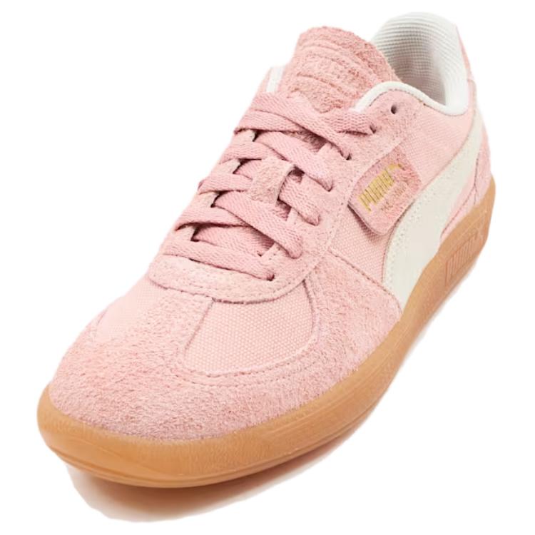 Puma Palermo Comfortable Fashion Low-Top Sneakers Unisex Sneakers Pink White 396841-10