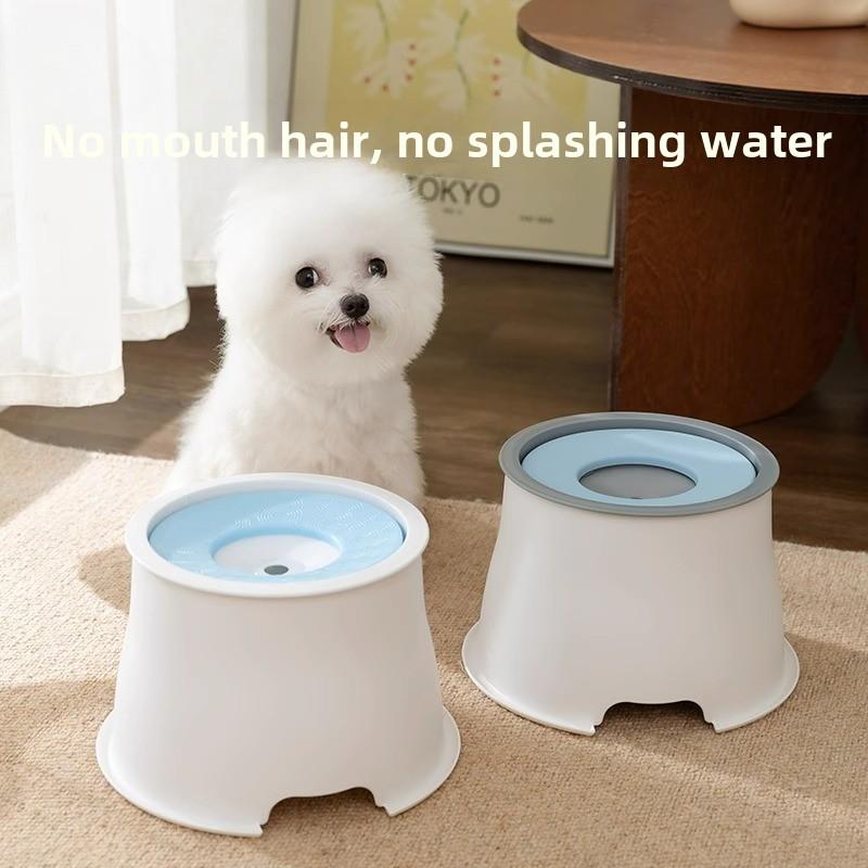 Миска для поения собак, не промокающая пасть, миска для воды для кошек, защита шеи для кошек, плавающая миска для воды для собак, противоударный плавающий диспенсер для воды для домашних животных