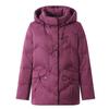 Middle Age Women Winter Short Down Jackets Vintage Embroidery Parkas Hooded Elegant Thick Warm Plus Size Down Coats Woman Outerwears