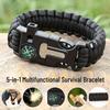 Многофункциональный браслет выживания из паракорда: Страховочная веревка для приключений на открытом воздухе с семижильным сердечником