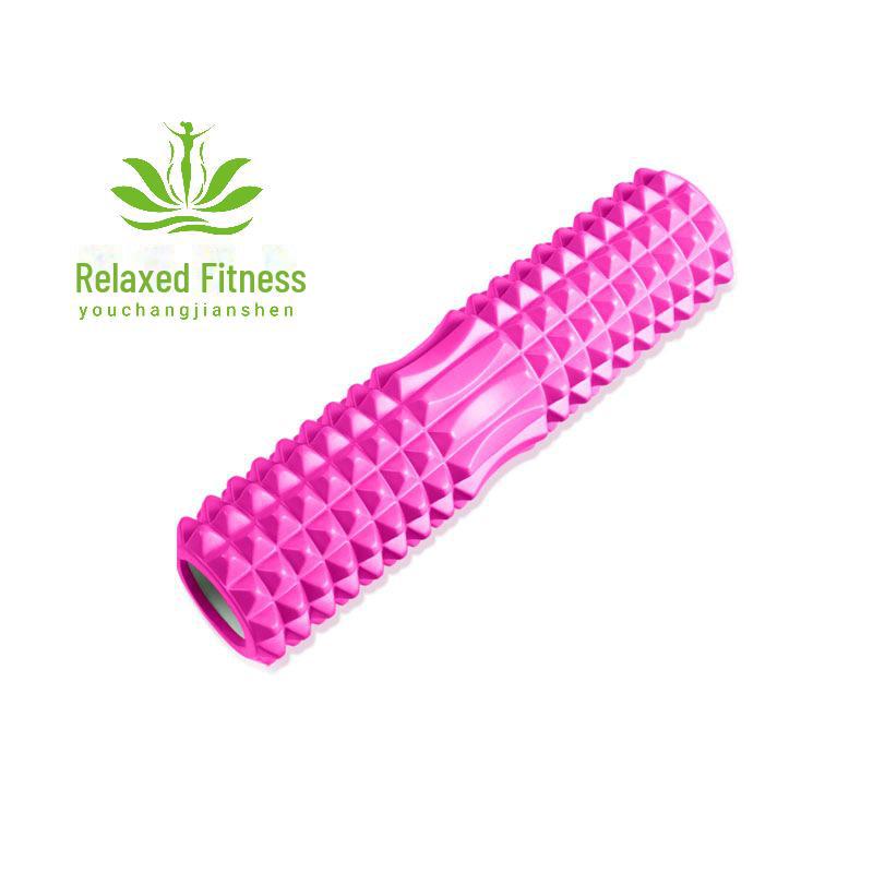 45cm EVA Foam Roller with Textured Surface for Muscle Massage and Relaxation