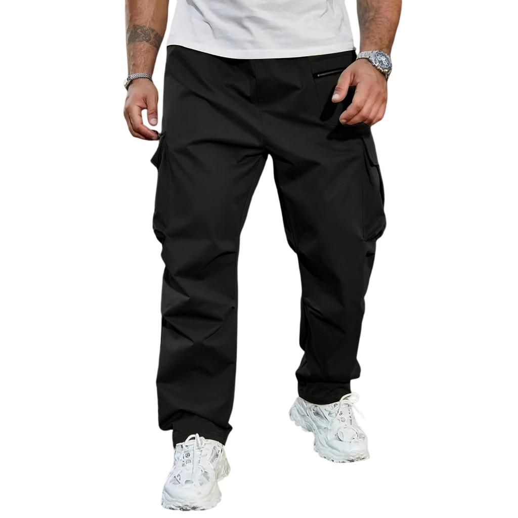 Men's Loose Sports Leisure Multiple Pockets Function Workwear Trousers