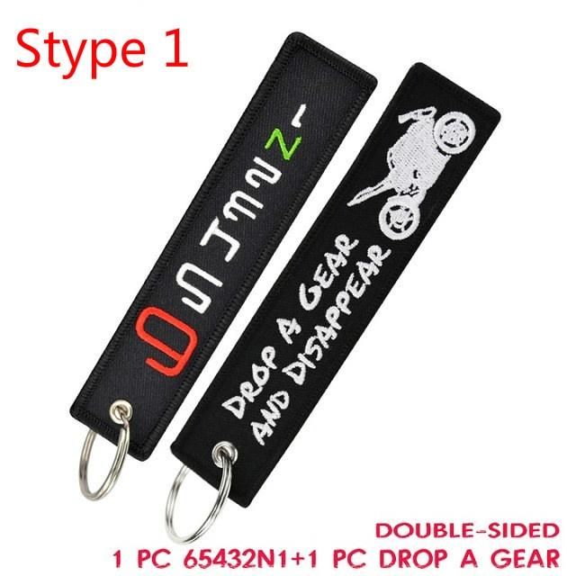 2 шт./компл. брелок для мотоциклов «Ключ к счастью» брелок для ключей модные украшения