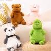 New Bean Bag Animal Dinosaur Doll Plush Toy Large Panda Pillow Rabbit Fur Doll Children's Gift