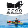 1pcs Surfboard hook mesh bag storage Paddle board kayak luggage encryption mesh inflatable boat latex stretch rope