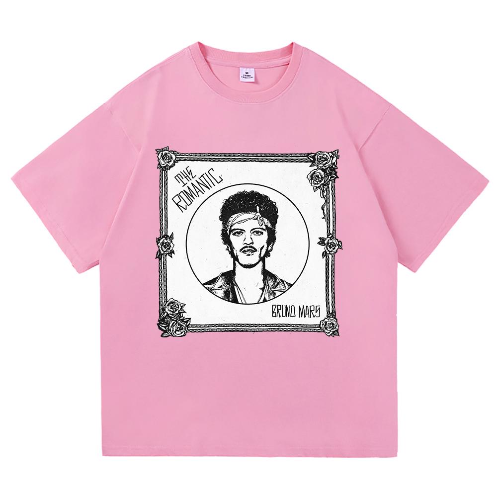 Bruno Mars The RoUnisextic Tee Shirt 2026 Album Retro Unisex Women Clothing Harajuku High Quality Tops Cotton TShirts Vintage Summer