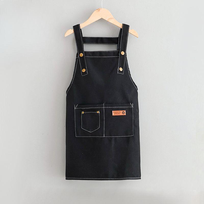 Холщовый детский фартук Кухонные фартуки без рукавов для мальчиков и девочек Детская одежда для рисования Художественный халат для детского сада