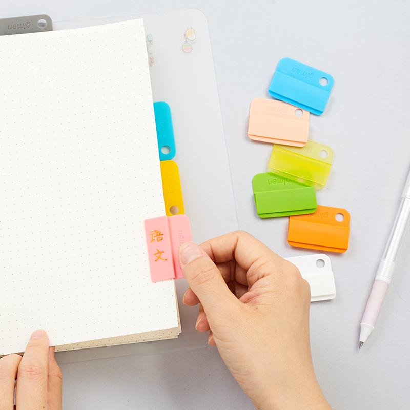 6 шт./лот милые скрепки кавайные канцелярские принадлежности блокнот индекс держатель журналы планировщик клипы закладки для книг школьные принадлежности
