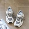 Retro High Soft Sole Women's Platform Sneakers Spring New Mesh Breathable Running Shoes