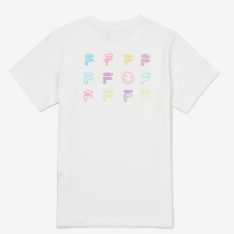 [fila Kids] Girls Smile Graphic   Shorts Set Up  Fk2fsf2201f Owh  q0zFk2fsf2201fOwh