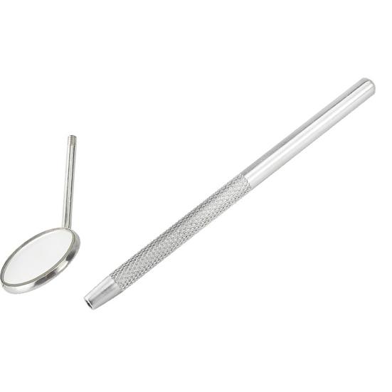 Стоматологический инструмент, небьющийся, легко чистящийся, зеркало для чистки зубов из нержавеющей стали для зубного камня