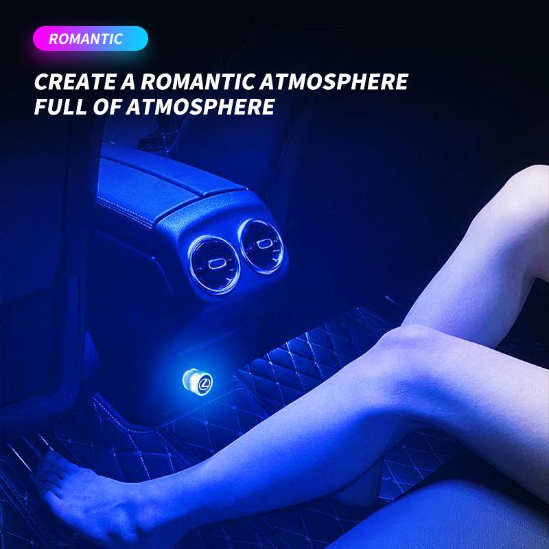 Car Mini USB LED Ambient Light Decorative Atmosphere Lamps For Lexus F SPORT IS250 IS200 CT200h GS300 LS430 RX450h LX570 IS300 ADX1