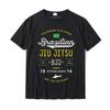 Рубашка Ocean Shark Jiu Jitsu для BJJ Jujitsu в подарок Новое поступление Мужские футболки Групповые топы Рубашка из хлопка Slim Fit