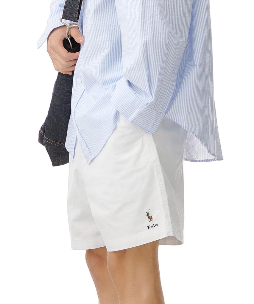 POLO RALPH LAUREN [Белая коллекция] Классический крой Шорты-поло Prepster - Белый