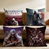 Чехол на подушку Game A-Assassins CreedS для дома и автомобиля, многоцелевой, двусторонний, мягкий и прочный для повседневного использования