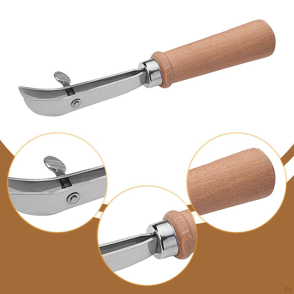 Leather Edge Beveler Trimmer Multipurpose Comfortable Handle Leathercrafting DIY Craft