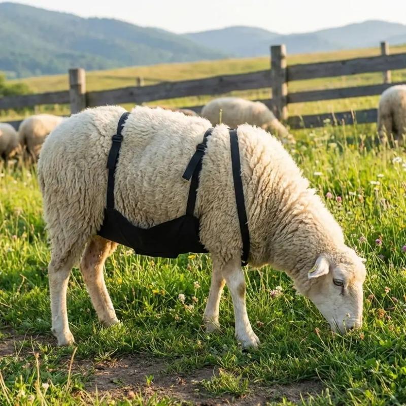 Breathable Wear Resistant Livestock Anti Breeding Apron, Adjustable Strap Anti-Mating Animal Control Skirt