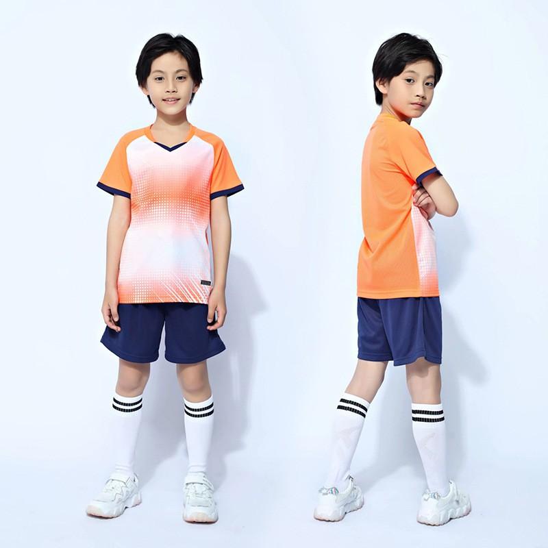 Kids Sports Set 4pcs Short Sleeve T-Shirt Shorts Compression Base Layer Badminton Tennis Volleyball Training Competition