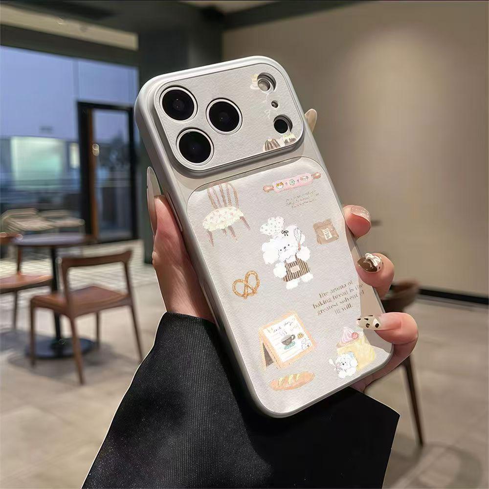 Высококачественный Милый Щенячий Чехол-Пончик для iPhone 17 Air/16 Pro Max/15